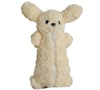 Luxylei Plush Dog Pencil Case, Cartoon Animal Pen Bag Pencil Pouch Large Capacity Pen Holder Zipper Stationery Bag for Kids Students School Supplies