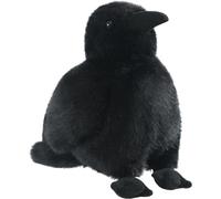 Luxylei Realistic Crow Plush, Cute Black Raven Stuffed Animal Plush Pillow Toys, Soft Little Bird Raven Stuffed Toys for Birthday Kids Gifts