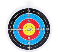 Luxylei Round Archery Bow Skills Targets Plastic Practice Archery Hook Up Wall Hanging Archery Targets for Indoor Backyard Bow Skill Sucker Practice