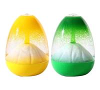 Luxylei Sensory Toy 2pcs Liquid Color Volcano Lava Eruption Water Liquid Timer Fidget Toy Stress Relief Desktop Toys for Kids Adults