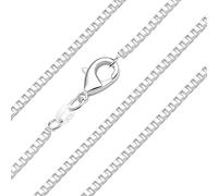 LUXYSODE 925 Sterling Silver Necklace for Women Snake chain necklace Twisted rope necklace Multiple Lengths 16-24 Inches Gifts or Pendant Replacement (Box Chain, 16 inch / 40 cm)