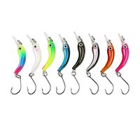 Luya Fishing Lures 3D Sinking Hard Baits, Realistic Fake Fish Wobblers with Stainless Steel Hooks, Streamlined Action Bait for Freshwater Saltwater Shore Fishing