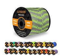 LUYADIN Paracord 650lb - 9 Strand Parachute Spool Cord - 100ft 200ft 500ft 1000ft 4mm,Paracord for Camping,Hiking,Fishing,Outdoor and DIY