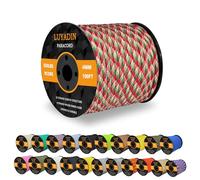 LUYADIN Paracord 650lb - 9 Strand Parachute Spool Cord - 40+ Colors-100ft 200ft 500ft 1000ft 4mm,Paracord for Camping,Hiking,Fishing,Outdoor and DIY