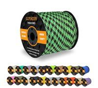 LUYADIN Paracord 650lb - 9 Strand Parachute Spool Cord - 40+ Colors-100ft 200ft 500ft 1000ft 4mm,Paracord for Camping,Hiking,Fishing,Outdoor and DIY