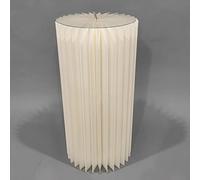 LUYAYW 4 Pcs Foldable Paper Columns Display Pedestals Stands, Folding Paper Pillar Column with Acrylic Lid for Weddings Birthday Party Decorations(60cm)