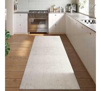 Luyckfrazy Beige Runner Rug for Kitchen, 100cm 1.5m 2m 250cm 300cm 4m 5m 6m Long Narrow Hallway Carpet Runners with Non Slip Backing, Washable Hall Corridor Area Rugs(60×150cm/2ft×4.9 ft)