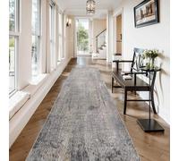 Luyckfrazy Carpet Runner for Hallway 1.5m 2m 250cm 3m 3.5m 4m 5m 6m Very Long Hall Runner Narrow Rugs for Corridor Kitchen, Non-Slip Area Rugs Heavy Duty Entrance Mat(100×500cm/3.3 ft×16.4ft)