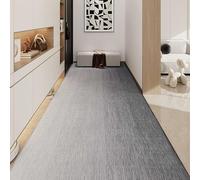 Luyckfrazy Grey Hallway Hall Runner Narrow Rugs 100cm 1.5m 2m 250cm 300cm 4m 5m 6m Long Carpet Runners for Kitchen Bedroom Entryway, Door Mat Non Slip Washable Hearth Rugs(100×300cm/3.3ft×9.8ft)