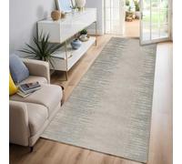 Luyckfrazy Grey Runner Rug for Entrance 1.5m 200cm 2.5m 300cm 4m 500cm 6m Long Narrow Carpet Runners, Kitchen Floor Mat Washable Non Slip Hallway Area Rugs(60×300cm/2ft×9.8ft)