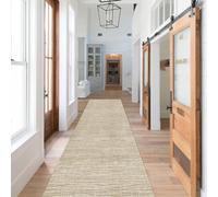 Luyckfrazy Long Carpet Runners for Hallway Beige 1.5m 2m 2.5m 3m 3.5m 4m 4.5m 5m 6m Non-slip Rubber Back Narrow Runner Rug Washable Floor Mat for Hall Entryway Kitchen (Size : 60×200cm/2ft×6.6ft)