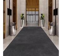Luyckfrazy Narrow Runner Rug for Hallway, Long Carpet Runners with Non Slip Backing, Extra Long Washable Household Hotel Corridor Hall Runner Rugs - Grey (Size : 120×600cm/3.9ft×19.7ft)