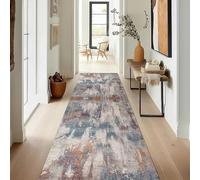 Luyckfrazy Runner Rug, 1m 1.5m 2m 2.5m 300cm 3.5m 4m 4.5m 5m 6m Non Slip Washable Hallway Hall Runners Narrow Rugs, Long Carpet for Kitchen Entryway Soft Throw Rugs(100×400cm/3.3ft×13.1ft)