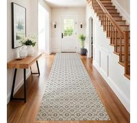 Luyckfrazy Runner Rug for Entryway 1.5m 2m 3.5m 4m 5m 6m, Soft Low Pile Floor Carpet Runners Mat for Hallway Kitchen Corridor, Non Slip Washable Narrow Area Rugs(100×150cm/3.3ft×4.9ft)