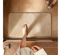 Luyckfrazy Soft and Absorbent Bath Rug, Non-Slip Bathroom Carpet Small Aera Rugs for Entry Foyer Hallway, Passage Kitchen Hall Carpet Washable(50×80cm/1.6ft×2.6ft)
