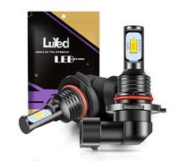 LUYED H10 9145 LED Fog Light Bulbs, Xenon White Extremely Bright 9140 9045 Led Fog Lights Bulbs,Plug and Play, Pack of 2