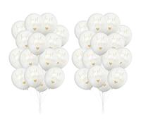 LUYIEDHA 30pcs Just Married Balloons, Just Married Decorations, Wedding Balloons for Honeymoon Wedding Bridal Shower Engagement Party Supplies
