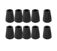 Luyismer 10pack Hikes Protectors Caps Tip Rubber Basket Walking Stick Tip Protectors Hiking Poles Accessories Elderly Walking Aid