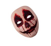 Luyismer Adult Gothic Bride Halloween Costume Veil Flower Headband Bloody Hairhoop Dark Series Scary Phantom Bride Facemask Props