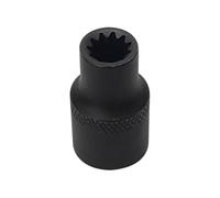 Luyismer Brake Caliper Removal Sleeve 11pt 3/8In Drive Disc Brake Piston Tool for Knorr Brake Pad Screw Remover