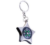 Luyismer Small Compasses Profession Clear Covers Keychains Waterproof Navigation Tool Camping Survival Hiking Pocket Compasses Survival Tool
