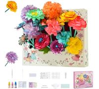 LUYJWZN BloomJoy Magic Petal Flower Art Kit, Bloom Joy Magic Petal Flower Kit, Fantasy Art-Magical Flowers, Free to Match Colors (1set)