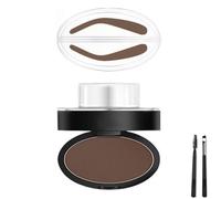 LUYJWZN Fresheight Deluxe Stamp Set, Waterproof Eyebrow Stamp Set, Create Perfect Natural Eyebrow Shape, Sweat Proof, Non-Smudgeable, Beginner-Friendly Brow Defining Tool for Women (Dark Brown-B)