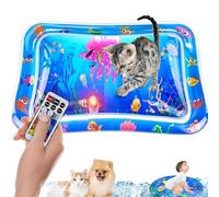 LUYJWZN Glow Pad For Cats, 2025 Upgrade Cat Glow Pad, New Multi-Color Lighted Cat Water Mat, Ocean Breeze Splashland, Thickened Water Sensor Play Mat for Pet Play (1Pcs)