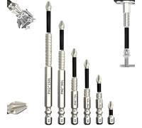 LUYJWZN K5 Anti Slip Bit, K5 Impact Resistant Non Slip Bit, High Magnetic Screwdriver Drill Bit Set, Strong Magnetic Durability Screwdriver Drill Set (6pcs)