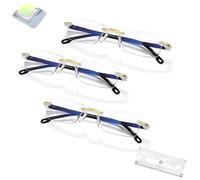 LUYJWZN Mag Vision Glasses, 2025 Upgrade Intelligent Zoom Anti Blue Light Glasses Presbyopia Glasses for Men Women (3pcs)