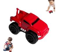 LUYJWZN Magnetic Wall Climbing Toy Car, Emboadlie Magnetic Anti Gravity Wall Climbing Car, Pull-Back Inertial Climb Toys Cars, Inertial Levitation Toys (Red)