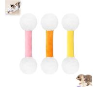 LUYJWZN Q Tip Cat Toy, Qtip Cat Toy, Swabs Catnip Toys Set, Interactive Kitty Kick Sticks, Soft Plush Kicker Toys, Sturdy Teething ChewToy for CatLovers Gift (3pcs-A)