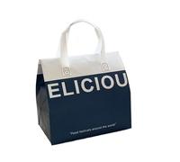 LUYSGBXR 10pcs Non-Woven Insulation Bags Tote Portable Fabric for Food Cake Drinks Package Keep Warm Cold Delivery Reusable Pouch(Blue3,24x24x15cm)