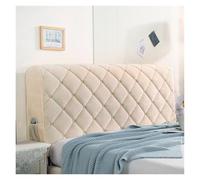 LUYSGBXR bed headboard cover Bedspreads For Bed Head Bedhead Board Plaid Bed Cover Headboards Pad Elastic Fitted Sheet(01.White,W150 x H65cm)