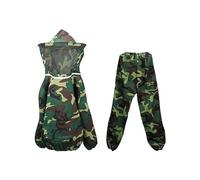 LUYSGBXR Beekeeping Suit Safety Anti Bee Ventilate Home sturdy Beekeeping Suit Practical Full Body For Adult Backyard Front Zipper Multi Use Jacket