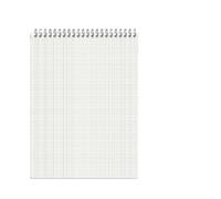 LUYSGBXR Coil notebook Coil Notebook Flip Up Spiral Notepad(A4-Grid)