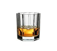 LUYSGBXR Crystal Glasses 315ml Glass Hexagonal Bottom Wine Cups 12 Sided Shape Regular Beverage Cup Drinkware Water Bottle Transparent Household Glasses