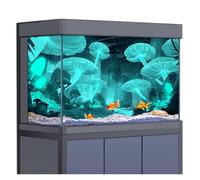 LUYSGBXR Fish Tank Background Aquarium Background Sticker Poster Decoration Fish Tanks Reptile Habitat(60x40cm)