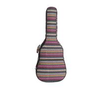 LUYSGBXR Guitar Case 40/41 Inch Electric Guitar Case Ethnic Knitting Style Classical Thickened Internal Waterproof Backpack(Color 01)