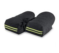 LUYSGBXR Handlebar Gloves Motorcycle Handlebar Muffs Summer 3D Oxford Waterproof Sun Protection Gloves With Reflective Strip Design Motorcycle Gloves