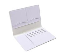 LUYSGBXR Passport Holder Multi Functional Passport Clips Tourist Protection Sets Document Bags Holder Case Wallet ID Bank Card Holders(White)
