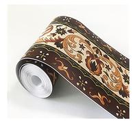 LUYSGBXR PVC Self-Adhesive Waterproof 3D Wall Sticker Kitchen Bathroom Kicking Line Waistline Wallpaper Borders Removable Stickers Decor(WB08 14)