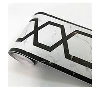 LUYSGBXR PVC Self-Adhesive Waterproof 3D Wall Sticker Kitchen Bathroom Kicking Line Waistline Wallpaper Borders Removable Stickers Decor(WB08 19)