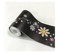 LUYSGBXR PVC Self-Adhesive Waterproof 3D Wall Sticker Kitchen Bathroom Kicking Line Waistline Wallpaper Borders Removable Stickers Decor(WB08 16)