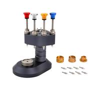 LuysmengEU 4-Pin Watch Hand Setting Tool, Tabletop Watch Hand Press Tool with 8 Needles, High Accuracy Needle Loader, for Watchmakers, Watches Repair Shops