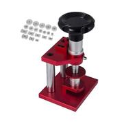 LuysmengEU 8in Crystal Bezel Watch Back Case Opener & Closer, Portable Repair Tool Kit with 20 Dies, Precision Capping Machine for Watchmakers & DIY Enthusiasts