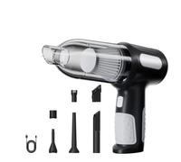 LUYSNDFG Car Vacuum Cleaner Cordless for VW Beetle 2000-2003 Compact Car, Handheld Vacuum Cleaner Powerful Car Hoover Rechargeable Handheld Vacuum Cordless for Car Home Pet Hair,A Black