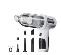 LUYSNDFG Car Vacuum Cleaner Cordless for VW Beetle 2000-2003 Compact Car, Handheld Vacuum Cleaner Powerful Car Hoover Rechargeable Handheld Vacuum Cordless for Car Home Pet Hair, B White