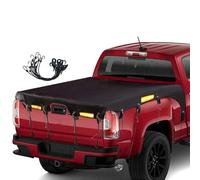 LUYSNDFG Truck Bed Tarp Cover for Maxus T90 EV 2022-2025, Pickup Truck Bed Cover with Bungee Belt Waterproof Oxford Fabric Pickup Cargo Tarp Cover for Rain Sun,A L177*w185