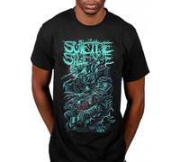 LUYTGCDRZZ Mens Asking Alexandria Hourglass T Shirt Licensed Hemden(X-Large)